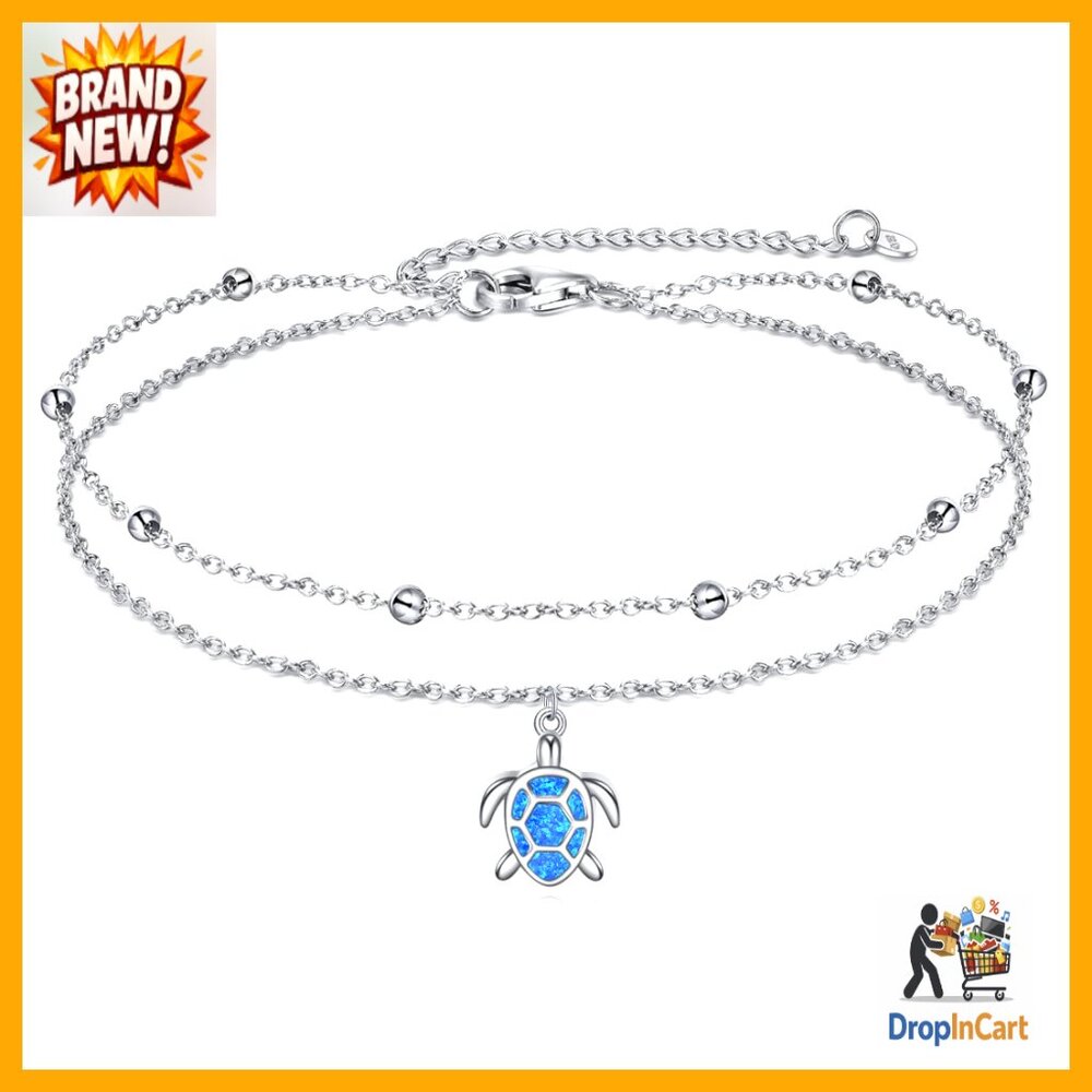 Sterling Silver Anklet Chain Jewelry Elegant Minimal Chic Celtic Knot Design